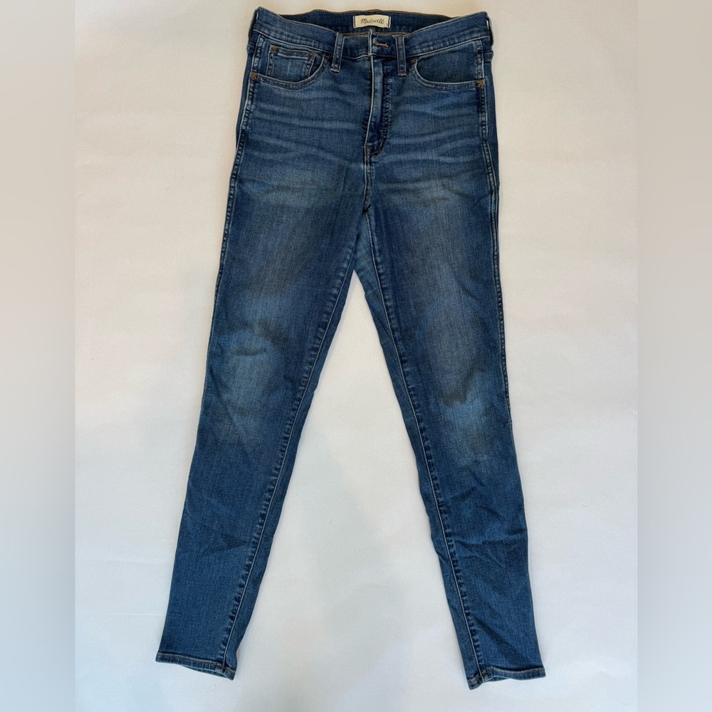 Madewell 10” High Rise Roadtripper Skinny Jeans Size 28T | Medium Wash
